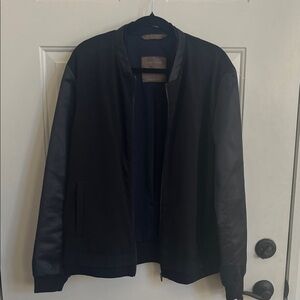 Zara Men's Dark Bomber Jacket